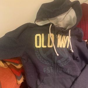 Old Navy hooded sweater (Gray)